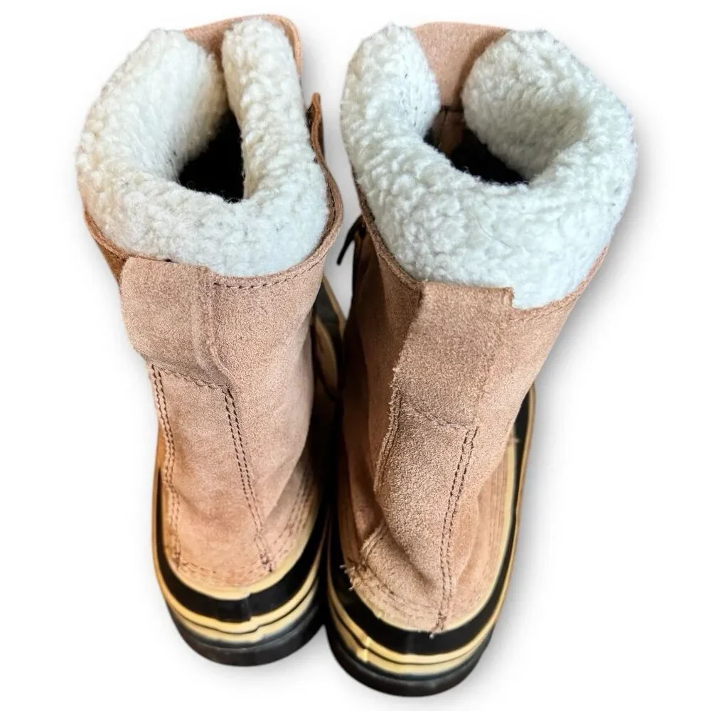 Weatherproof Men's Size 9 Therma Polar Tan Beige Snow Boots Waterproof